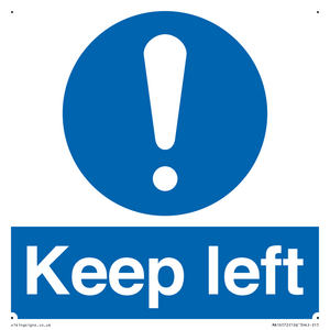 MA16572: keep left