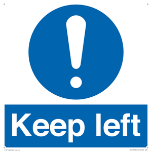 MA16572: keep left