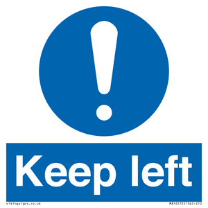 MA16572: keep left