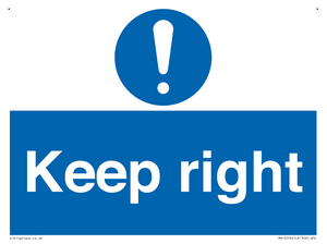 MA16576: keep right