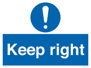 MA16576: keep right