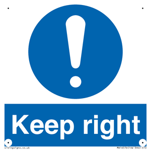 MA16576: keep right