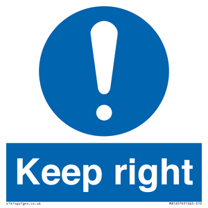 MA16576: keep right