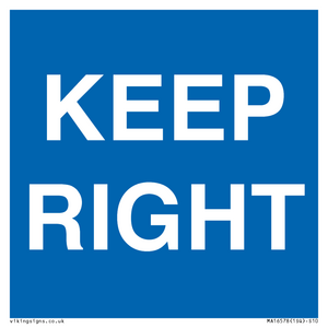 MA16578: keep right