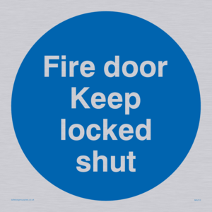MA212: fire door keep locked shut