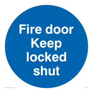 MA212: fire door keep locked shut