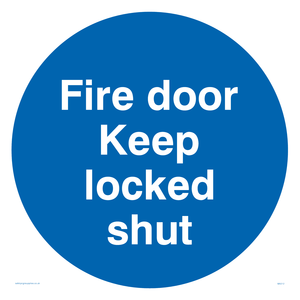 MA212: fire door keep locked shut