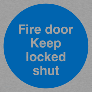 MA212: fire door keep locked shut