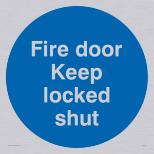 MA212: fire door keep locked shut