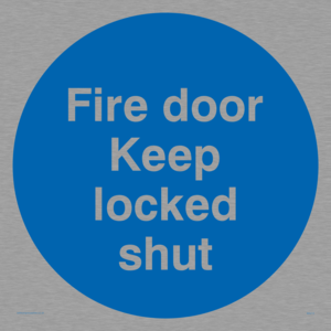 MA212: fire door keep locked shut