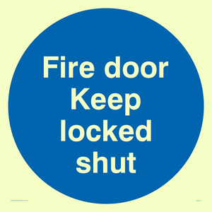 MA212: fire door keep locked shut
