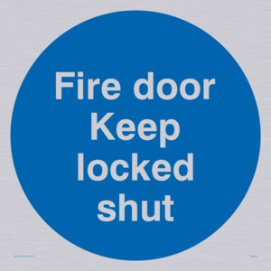MA212: fire door keep locked shut