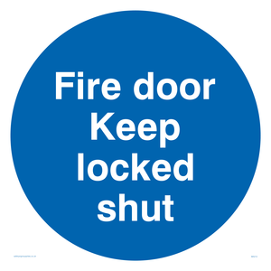 MA212: fire door keep locked shut