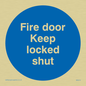 MA212: fire door keep locked shut