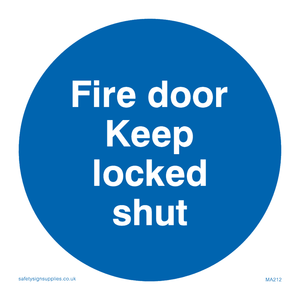 MA212: fire door keep locked shut