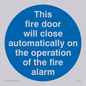 MA213: Fire door closes automatically
