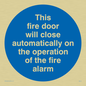 MA213: Fire door closes automatically