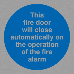 MA213: Fire door closes automatically