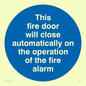 MA213: Fire door closes automatically