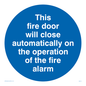 MA213: Fire door closes automatically