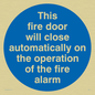 MA213: Fire door closes automatically