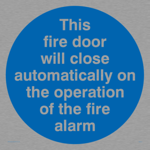 MA213: Fire door closes automatically