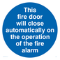 MA213: Fire door closes automatically