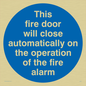 MA213: Fire door closes automatically