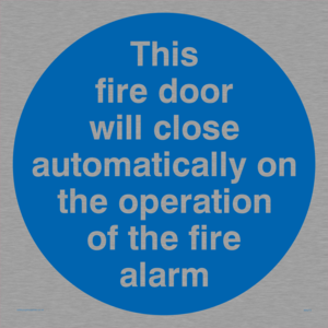 MA213: Fire door closes automatically