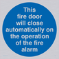 MA213: Fire door closes automatically