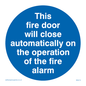 MA213: Fire door closes automatically