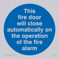 MA213: Fire door closes automatically