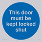 MA215: this door must be kept locked shut