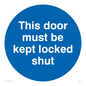 MA215: this door must be kept locked shut