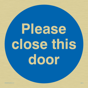MA218: please close this door