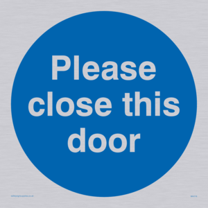 MA218: please close this door