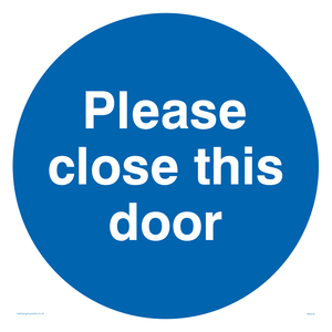 MA218: please close this door