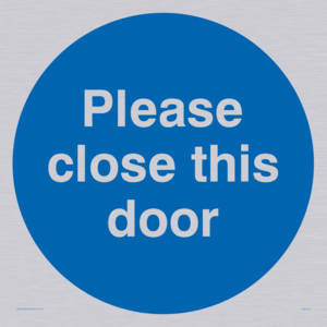 MA218: please close this door