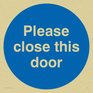 MA218: please close this door