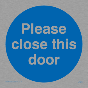 MA218: please close this door