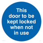 MA219: Door kept locked not in use