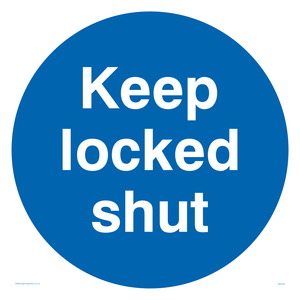 MA220: keep locked shut