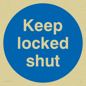 MA220: keep locked shut