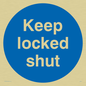MA220: keep locked shut