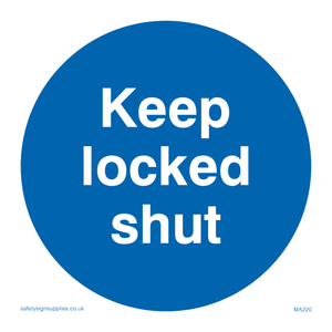 MA220: keep locked shut