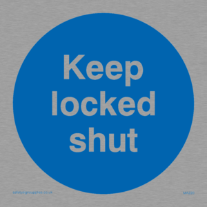 MA220: keep locked shut