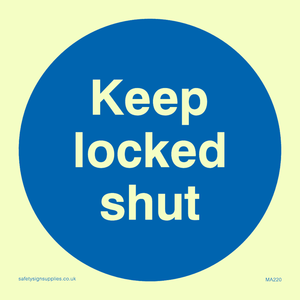 MA220: keep locked shut
