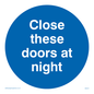 MA221: close these doors at night