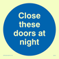MA221: close these doors at night