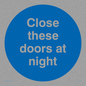 MA221: close these doors at night
